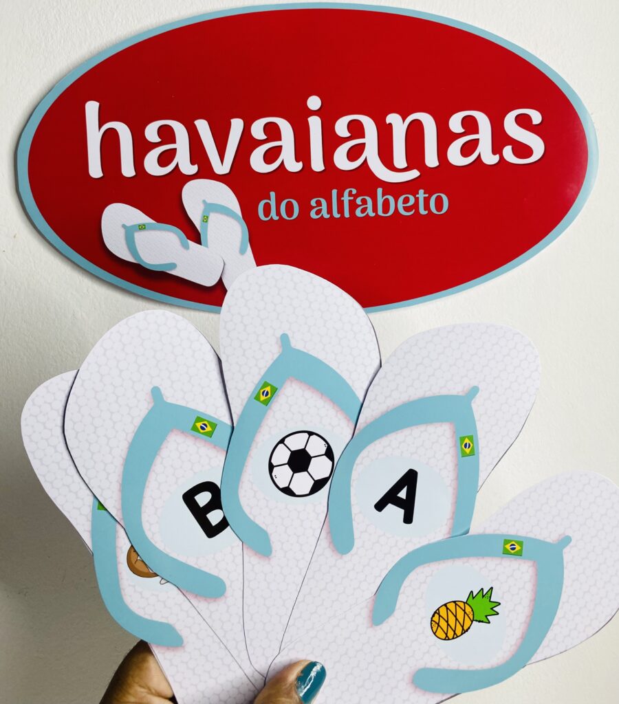 Havaianas do alfabeto – Abc da Scarlett – Materiais pedagógicos Digital