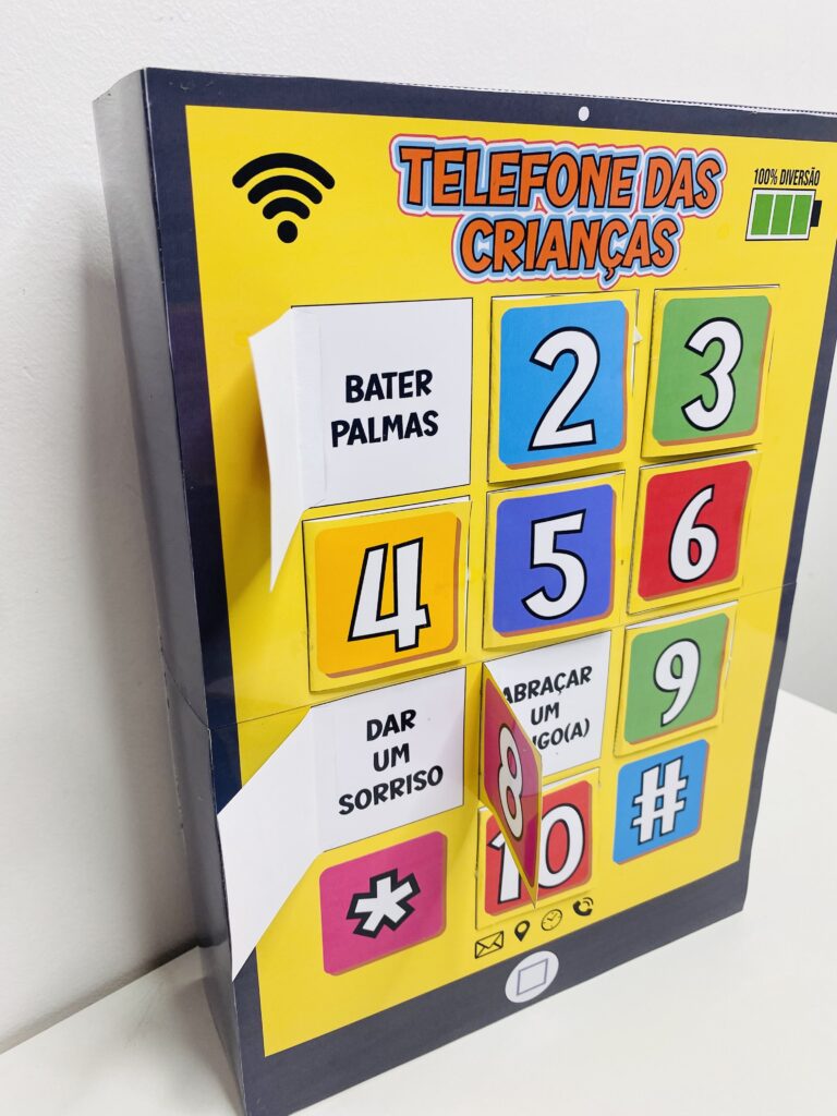 Telefone das crianças – Abc da Scarlett – Materiais pedagógicos Digital