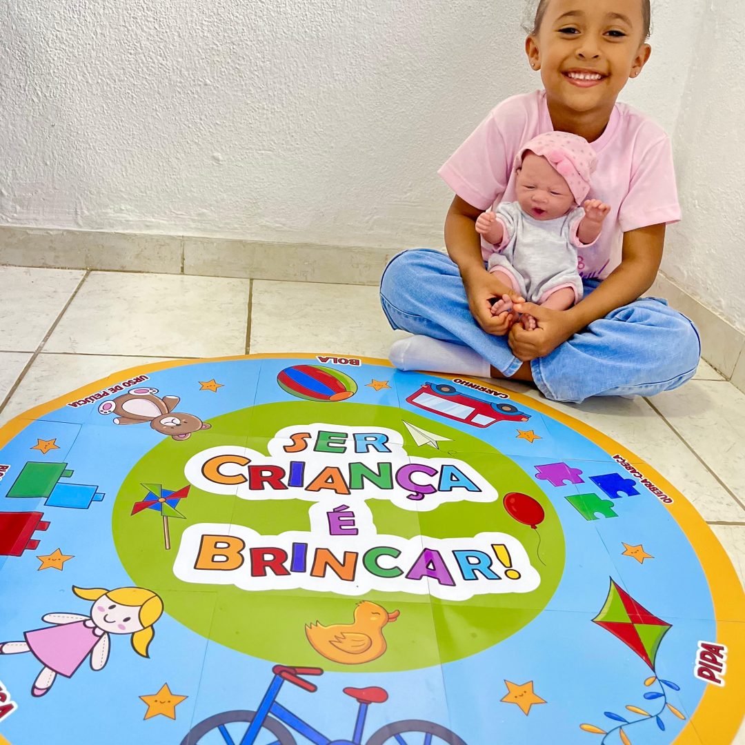 Tapete brinca criança